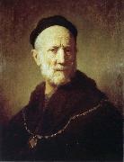 REMBRANDT Harmenszoon van Rijn Portrait of Rembrandt-s Father oil painting